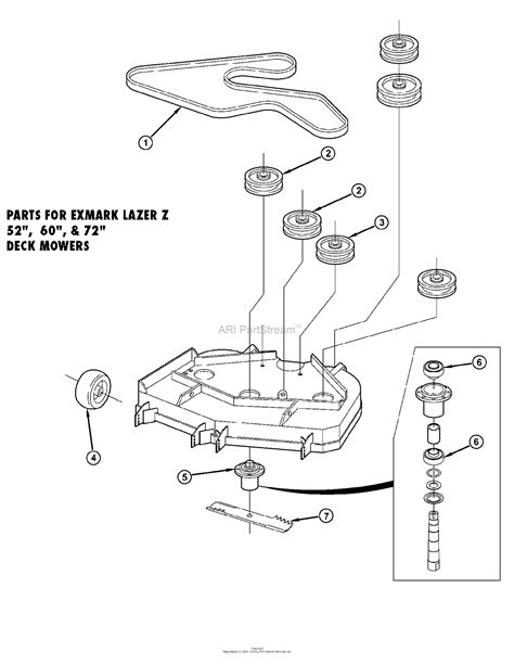 engine exmark belt diagram 